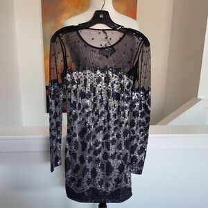 Nasty Gal beaded dress NWT